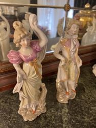 2 figuras de Pareja en porcelana