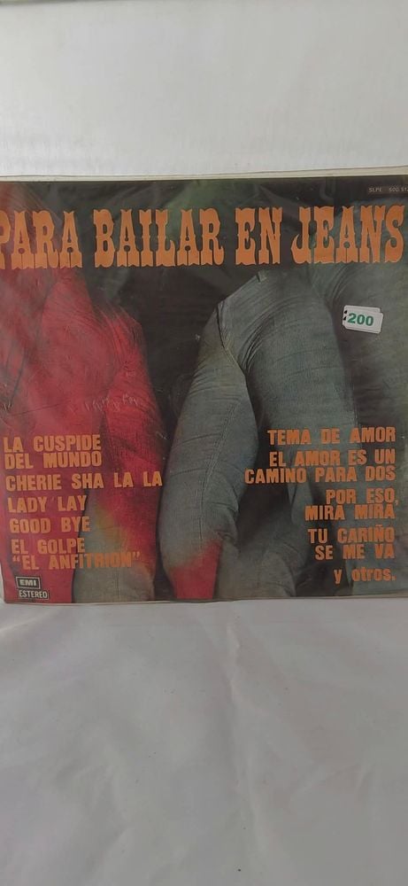 Disco de Vinilo "Para Bailar en Jeans" - Varios Intérpretes