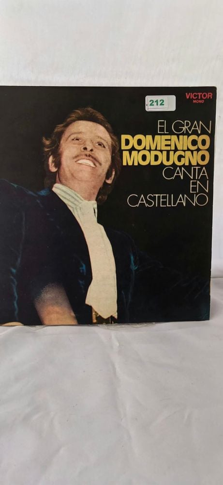 Disco de Vinilo "El Gran Domenico Modugno Canta en Castellano" - Victor Mono
