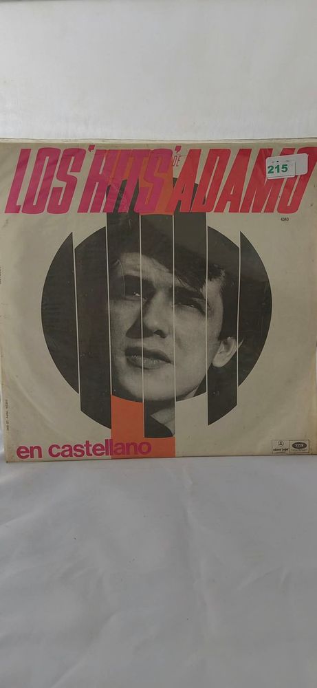 Disco de Vinilo "Los Hits de Adamo en Castellano"