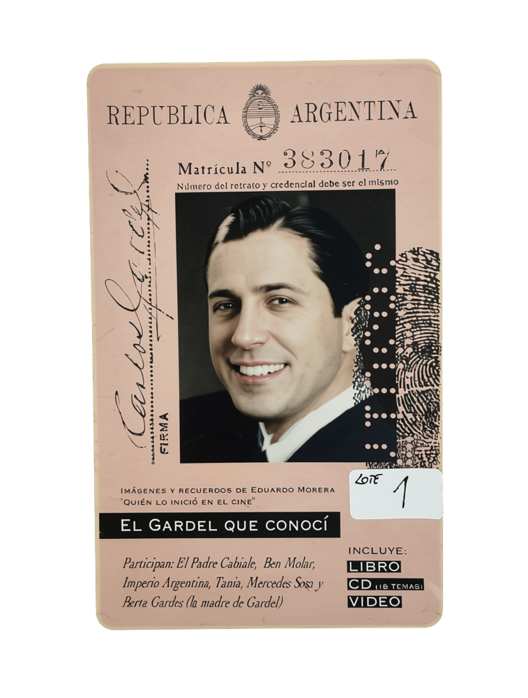 CD "El Gardel Que Conocí" de Eduardo Morera: Libro, Video y Fotos Históricas