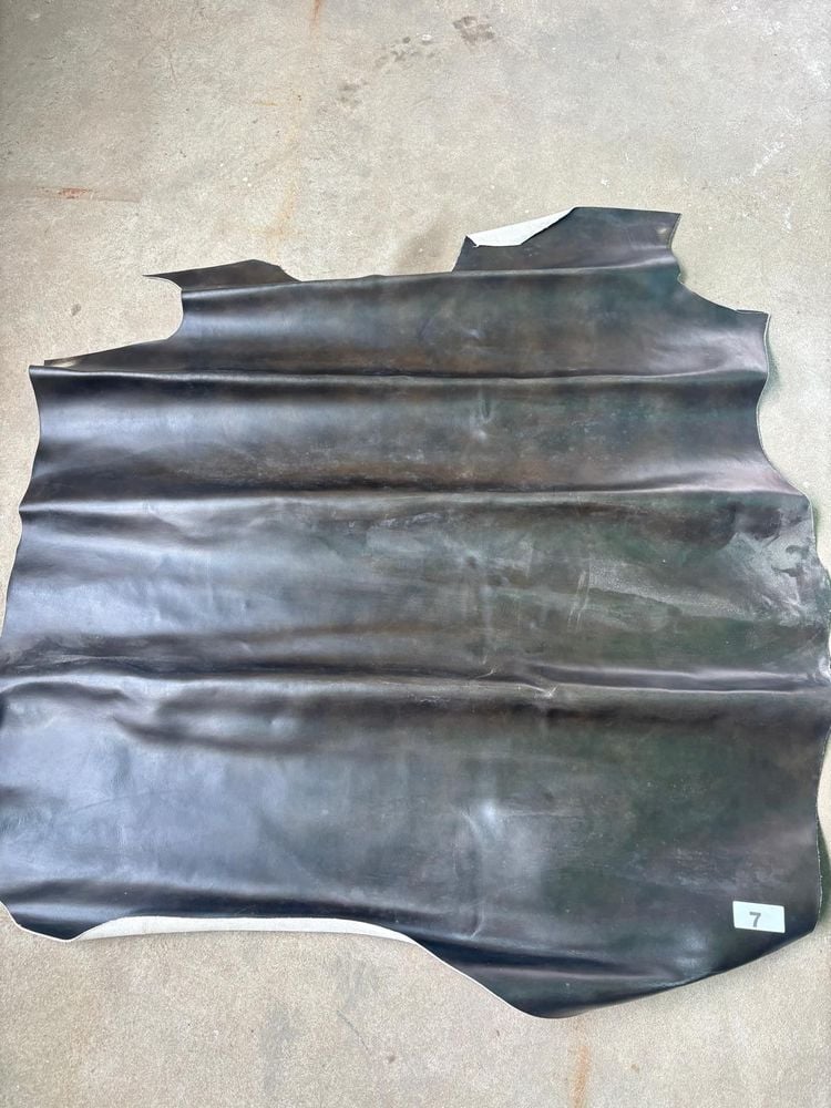 Lote de Cuero Natural Napa Negro