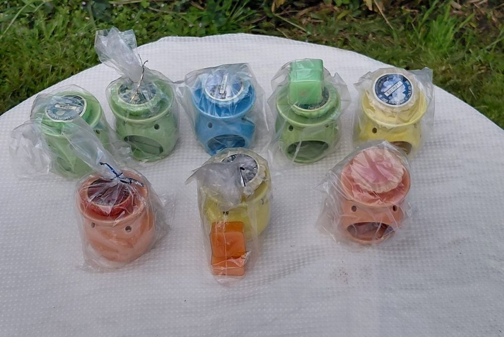 Set de 8 Hornitos y Velas Aromáticas Decorativas