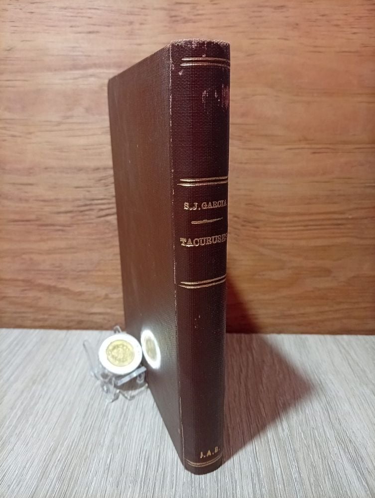 Libro "Tacuruses" de Serafín J. García, Encuadernación en Cuero
