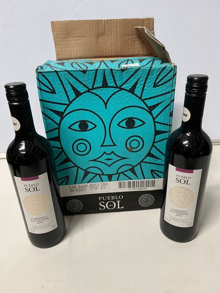 Vino Pueblo del Sol Cabernet Sauvignon 1 Litro
