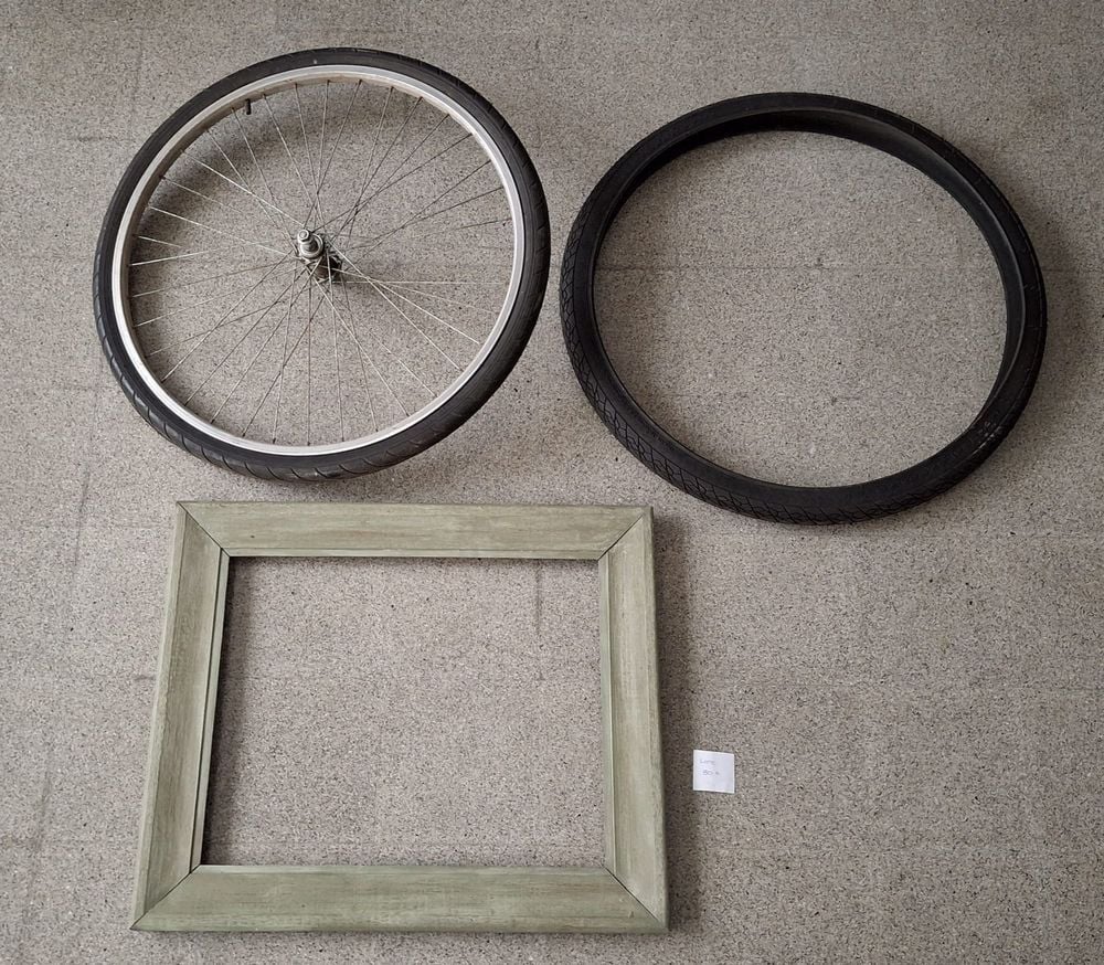 Cubierta de Bicicleta Daytona Usada con Llanta