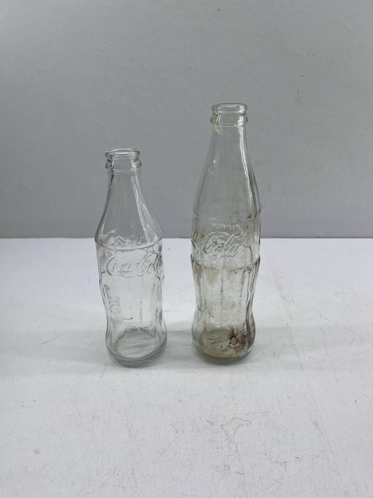 Dos Botellas Coca-Cola Vintage de Colección