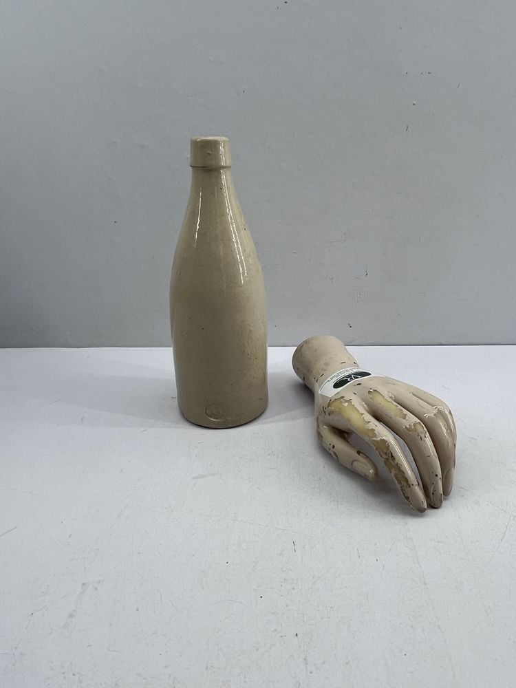 Botella Antigua de Gres "Price Bristol" - Coleccionismo