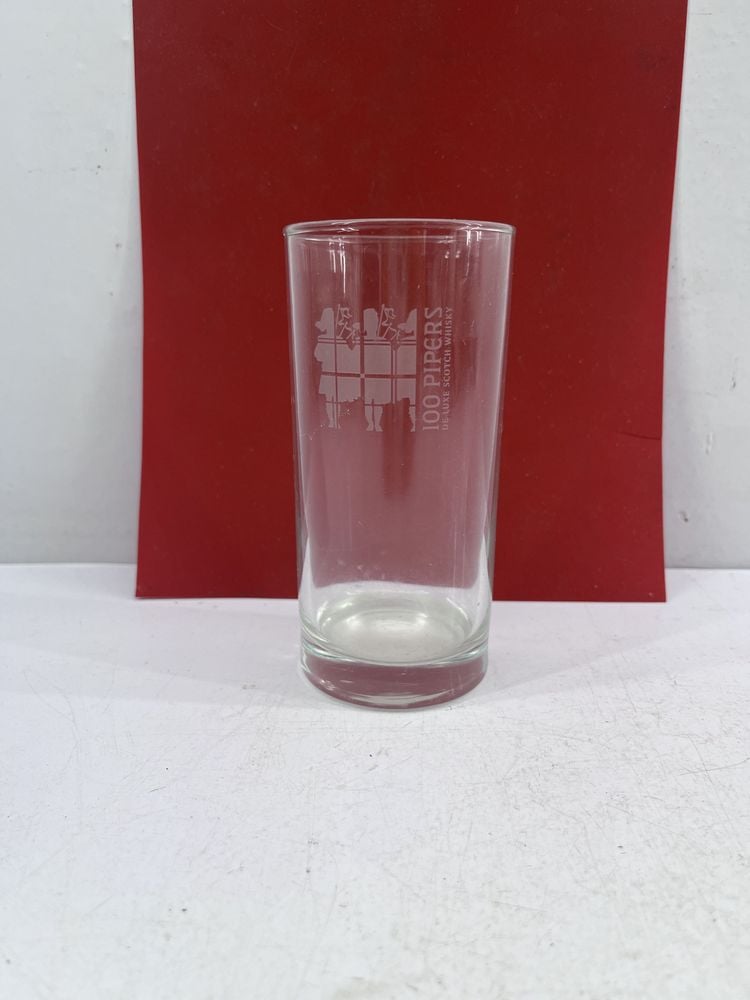 Vaso Publicitario 100 Pipers Scotch Whisky
