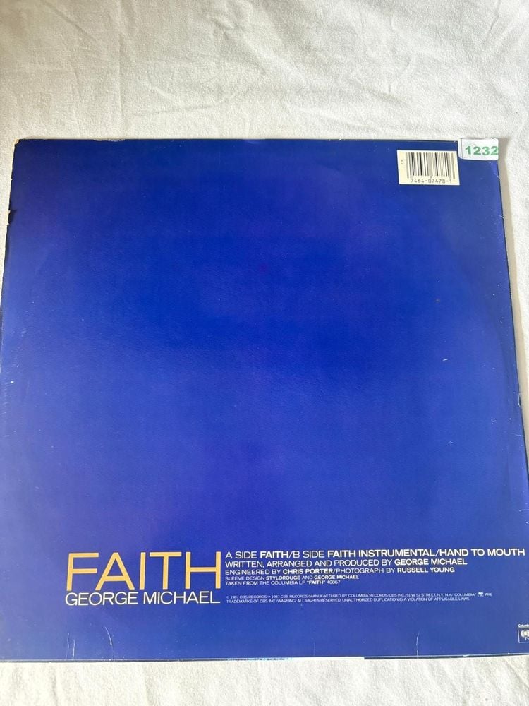Disco de Vinilo George Michael - Faith (Maxi Simple)
