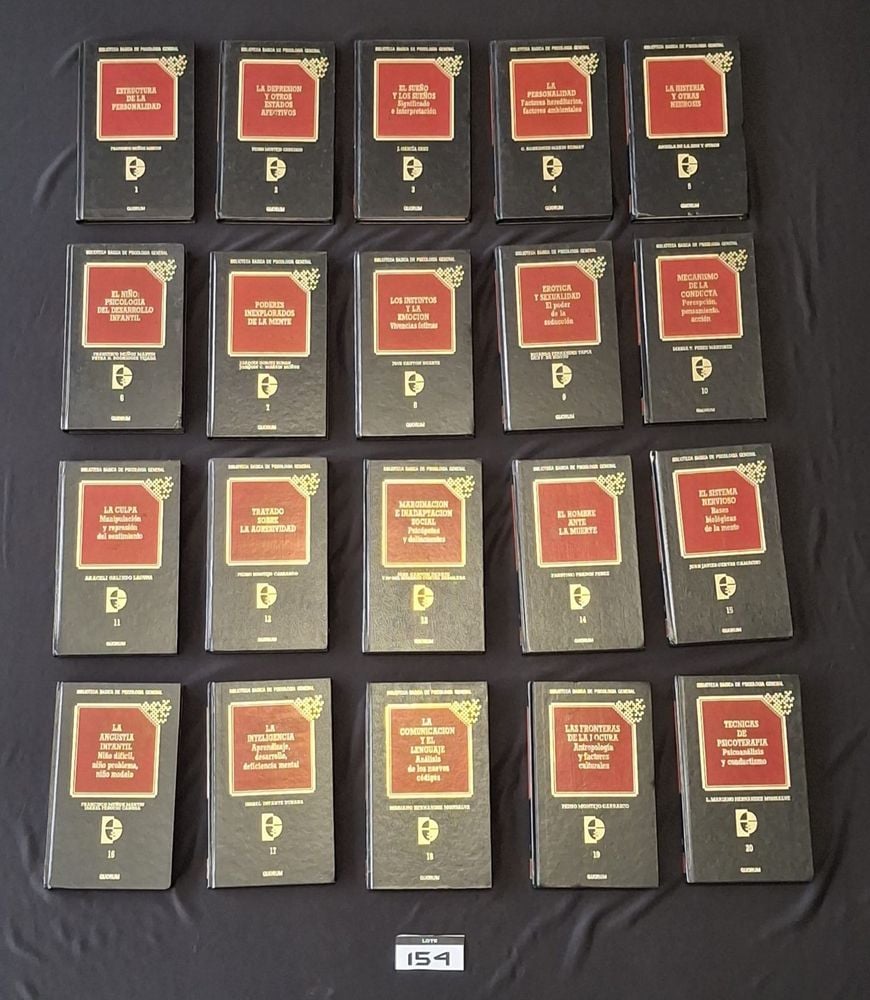 Colección Completa Biblioteca Básica de Psicología General y Aplicada - 20 Tomos