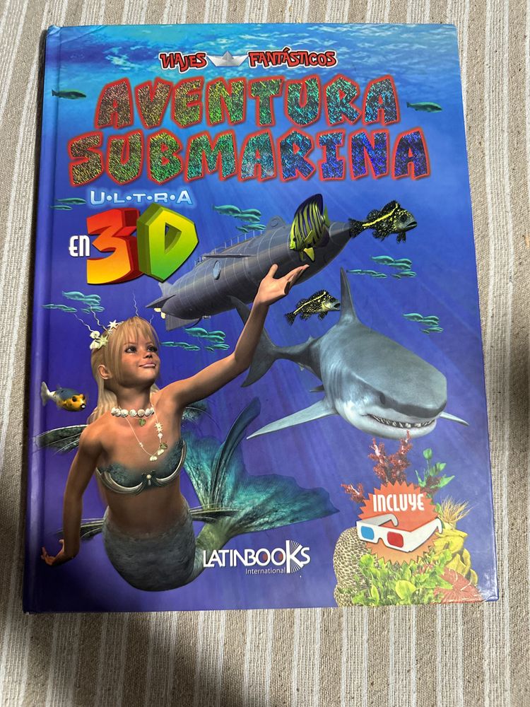 Libro "Aventura Submarina en 3D" de Viajes Fantásticos