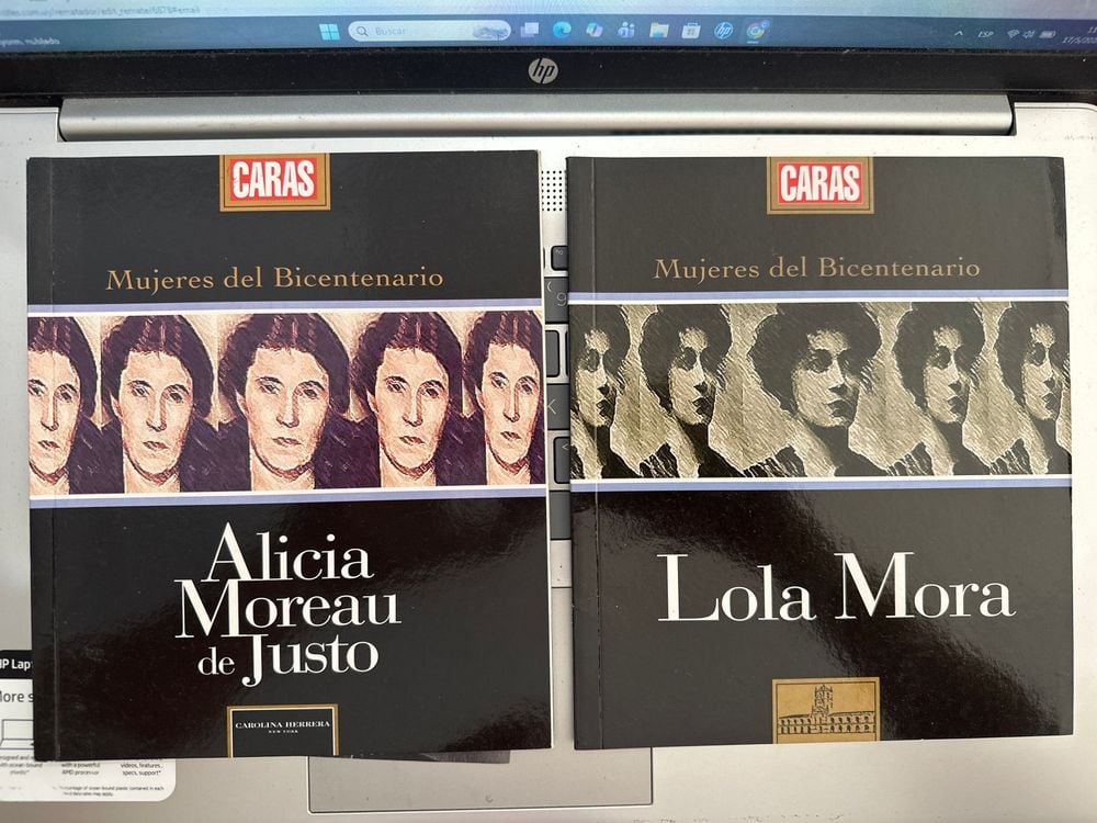 Libros "Mujeres del Bicentenario": Lola Mora y Alicia Moreau de Justo