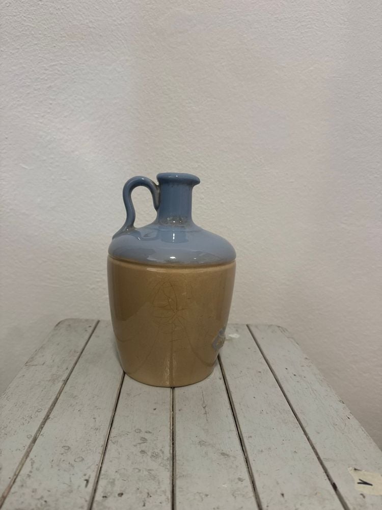 Porrón de gres celeste