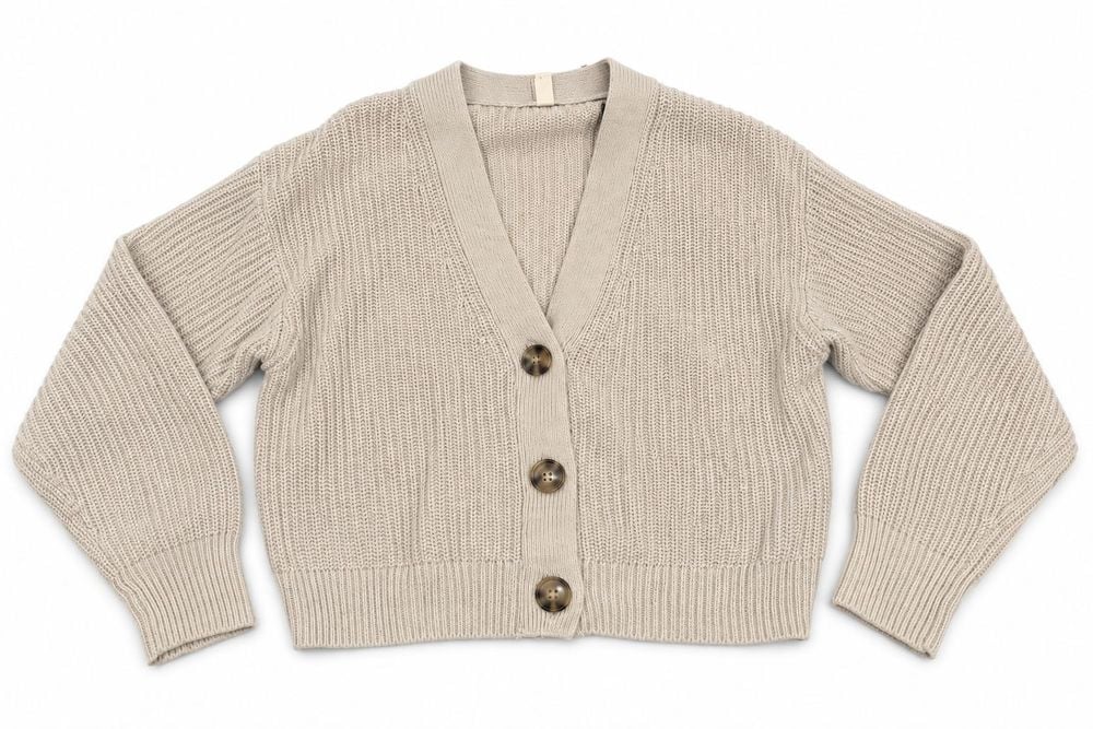 Cardigan H&M de Hilo Talle M Color Beige