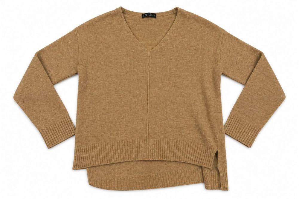 Buzo Zara de Lana Talle S Color Camel