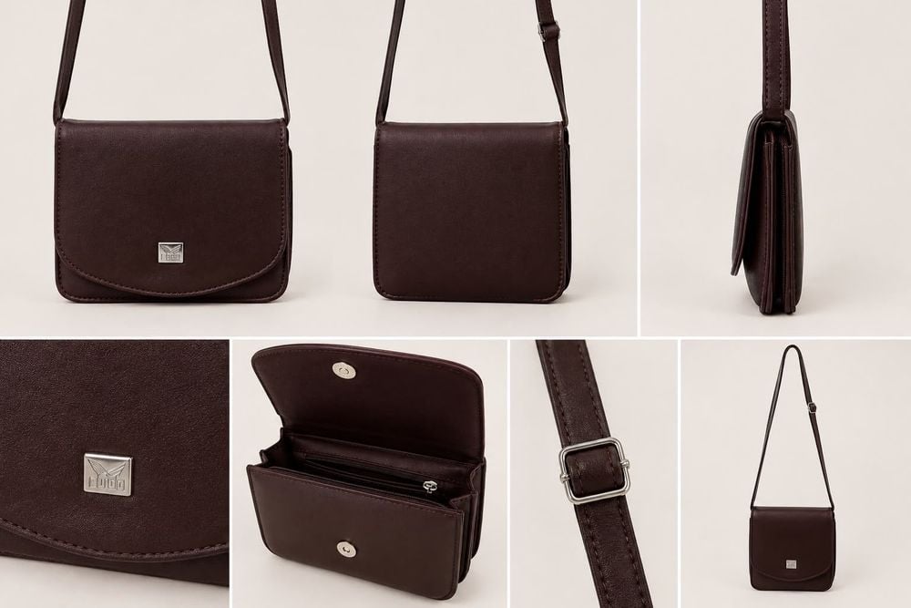 Pack x 5 Carteras de Calidad con Cierre y Bolsillos Internos