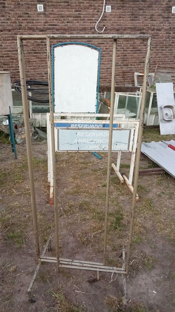 Biombo Plegable Estructura Metálica