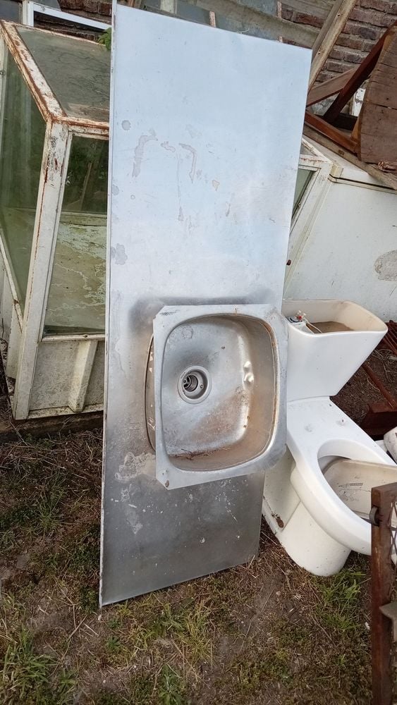 Mesada de Acero Inoxidable con Bacha