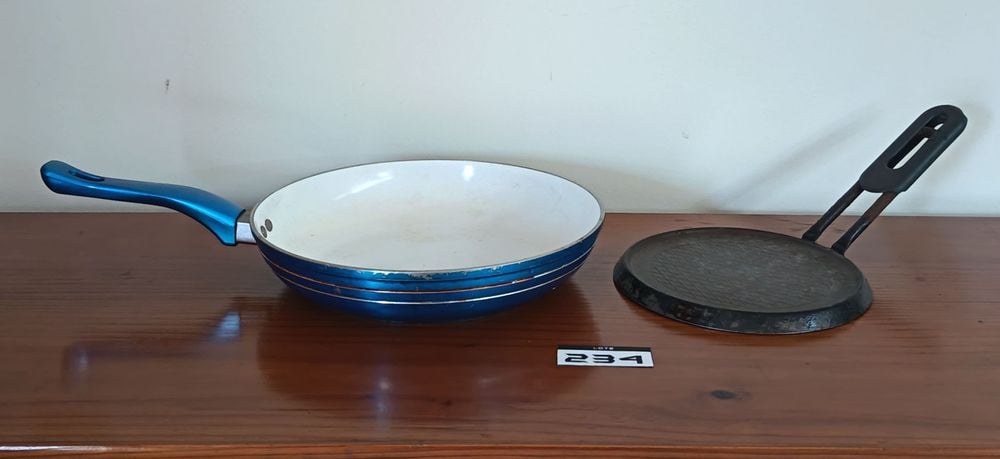 Sartén de Cerámica Azul Universal Royal y Panquequera