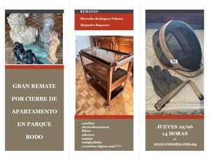 Primer lote del remate de Alejandra Regueiro