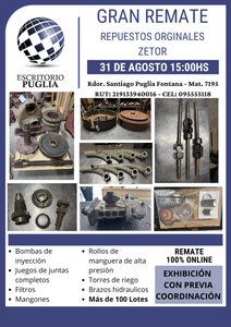 Primer lote del remate de Escritorio Puglia