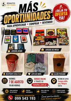 Primer lote del remate de Remates del Cerro