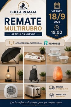 Primer lote del remate de Ana Paula Buela Salato