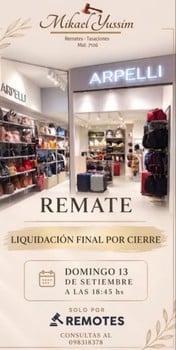 Primer lote del remate de Mikael Yussim