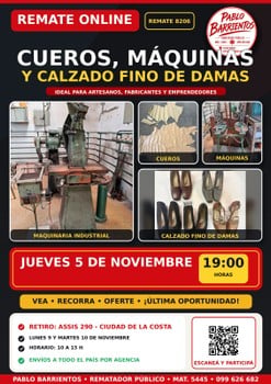 Primer lote del remate de Pablo Barrientos