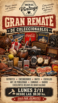 Primer lote del remate de Rincón del Vintage