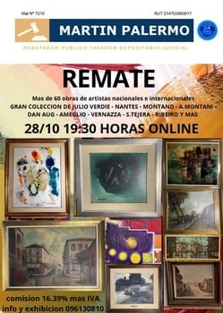 Primer lote del remate de Martin Palermo