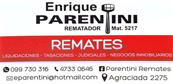Primer lote del remate de Enrique Parentini