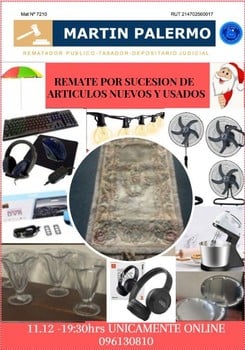 Primer lote del remate de Martin Palermo