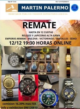 Primer lote del remate de Martin Palermo