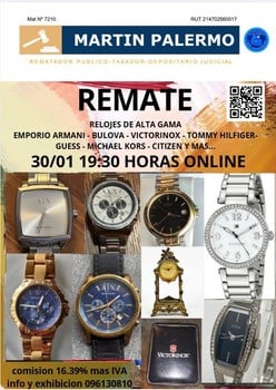 Primer lote del remate de Martin Palermo