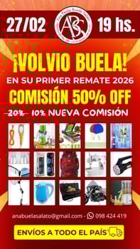 Primer lote del remate de Ana Paula Buela Salato