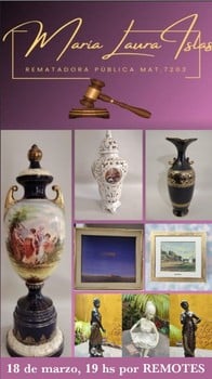 Primer lote del remate de Maria Laura Islas