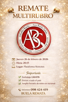 Primer lote del remate de Ana Paula Buela Salato